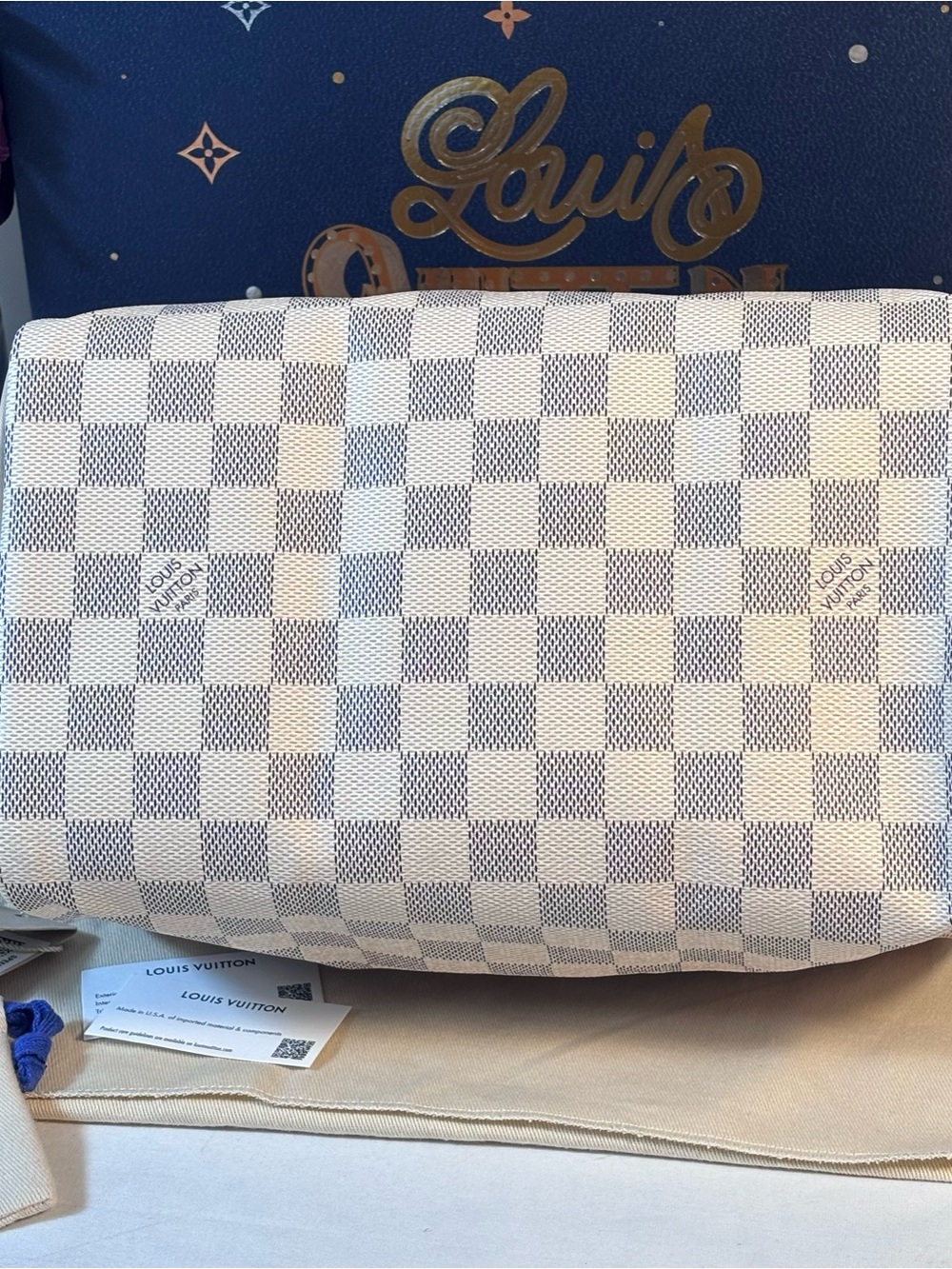 Louis Vuitton Speedy Bandouliere 25 Azur - Picture 6 of 16